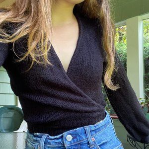 Abercrombie Tie Back Sweater